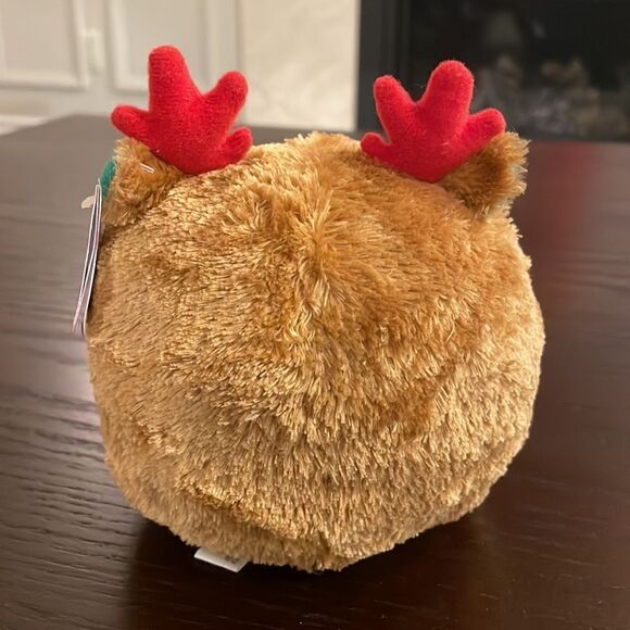 Ty Beanie Ballz 2011 Hoofer the Round Reindeer Excellent Condition NWT 5” - Picture 4 of 10